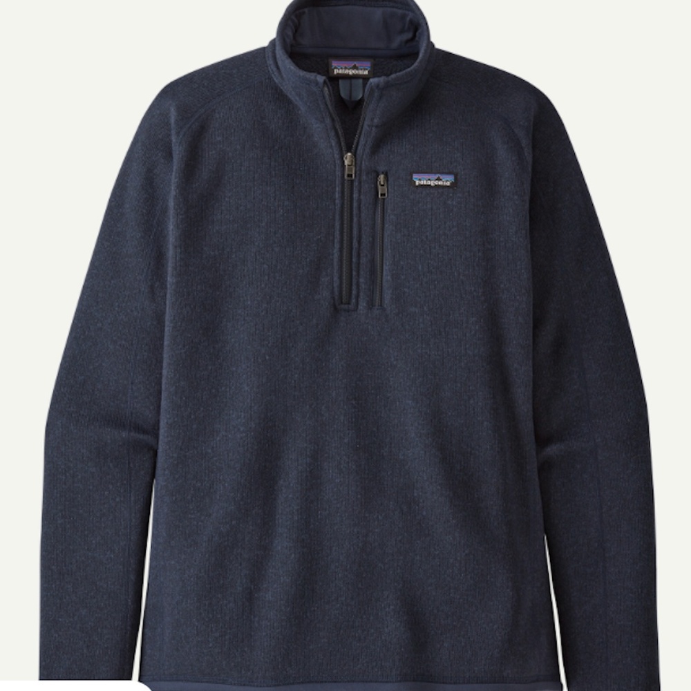 PATAGONIA - Men’s Quarter Zip - Navy Size Large xlnt condition
